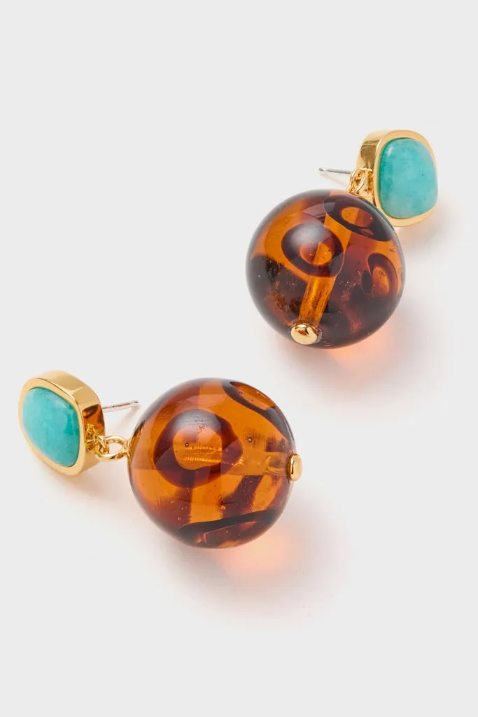 Leopard Pia Earrings sold by Tuckernuck product image thumbnail 4