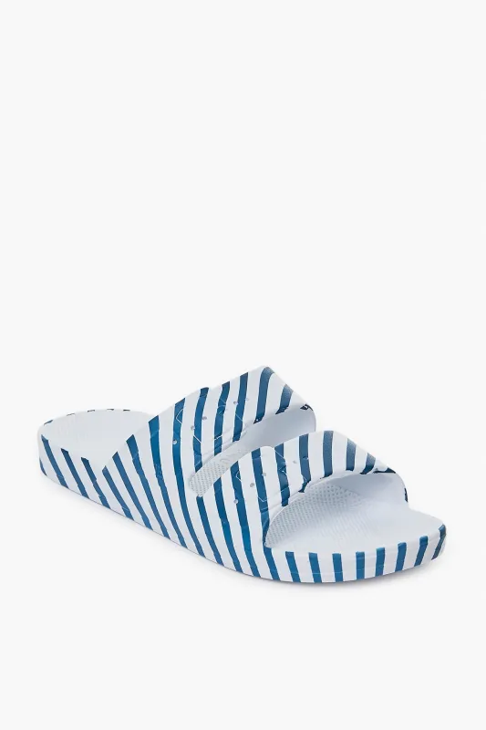 Navy Stripe Moses Sandal sold by Tuckernuck
