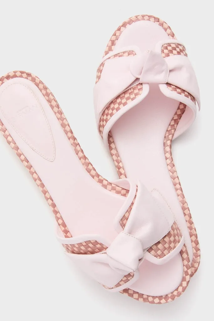 Frost Pink Maci Clarita Padded Raffia Flats sold by Tuckernuck product image thumbnail 5