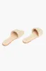 Woven Raffia Natural Leather Sandals sold by Tuckernuck