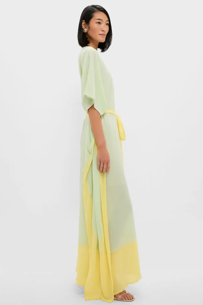 Mint Chiffon Rainier Caftan Gown sold by Tuckernuck product image thumbnail 4