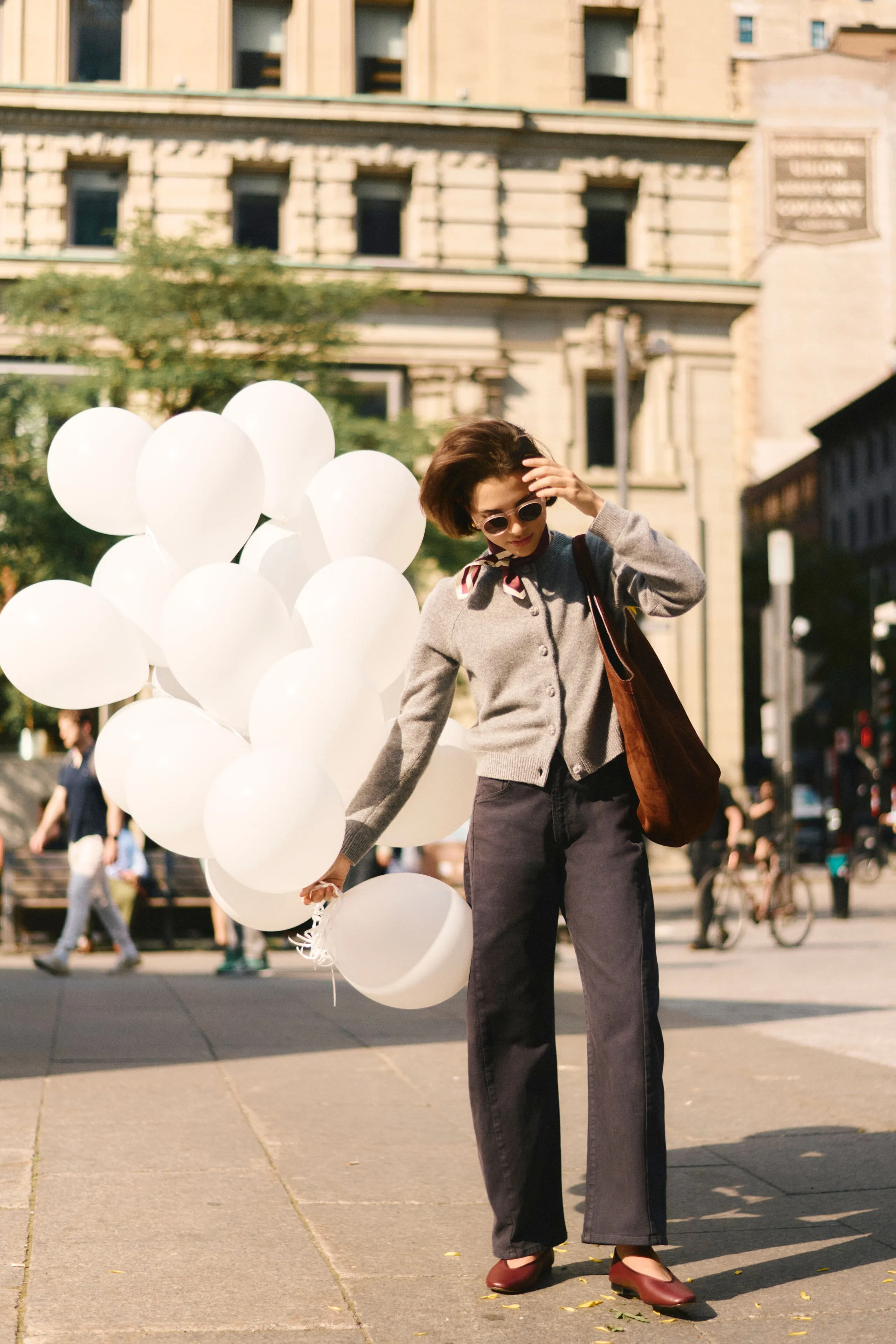 Gray Knot Button Phoebe Cardigan sold by Tuckernuck product image thumbnail 2