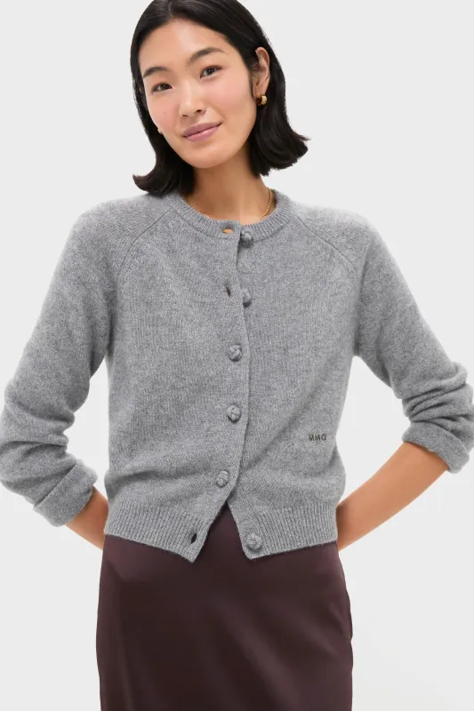 Gray Knot Button Phoebe Cardigan made by Tuckernuck