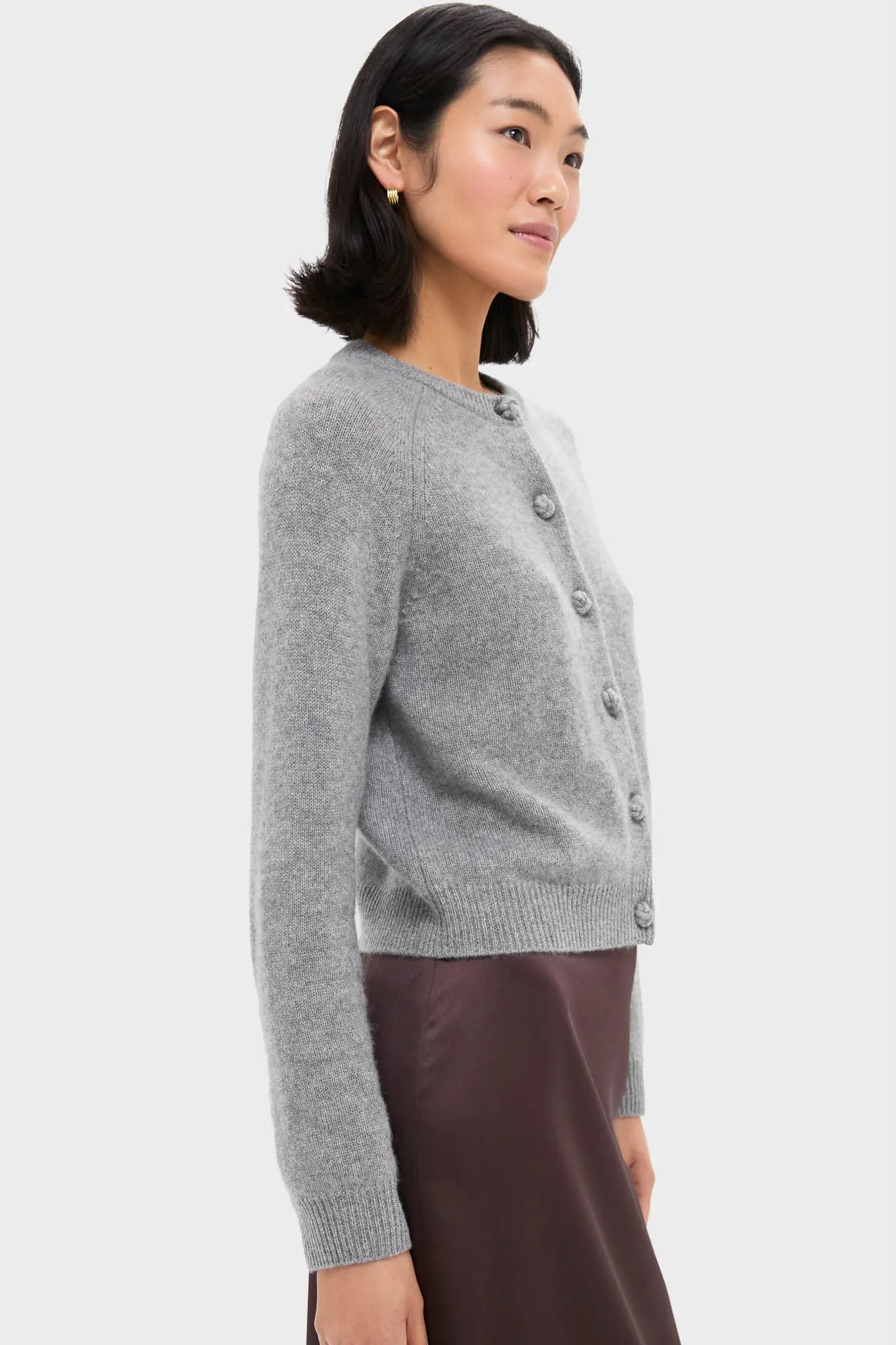 Gray Knot Button Phoebe Cardigan sold by Tuckernuck product image thumbnail 4