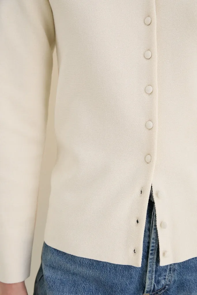 Ivory Structured Margaux Cardigan sold by Tuckernuck product image thumbnail 2