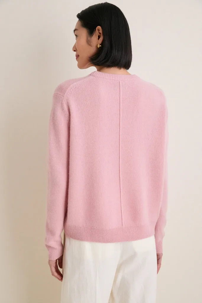 Powder Pink Cashmere Boyfriend Bodie Crewneck sold by Tuckernuck product image thumbnail 4
