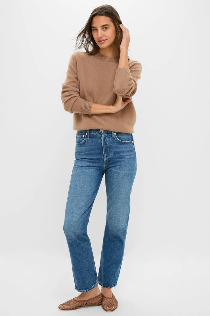 Mocha Cashmere Boyfriend Bodie Crewneck sold by Tuckernuck product image thumbnail 5