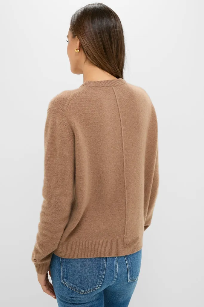 Mocha Cashmere Boyfriend Bodie Crewneck sold by Tuckernuck product image thumbnail 4