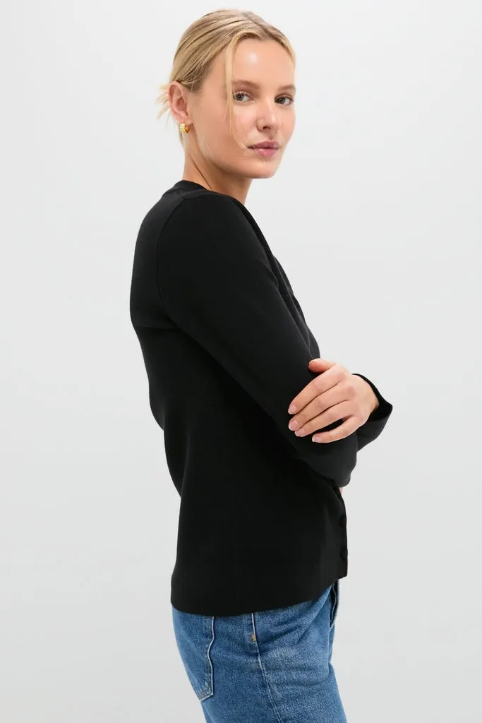 Black Structured Margaux Cardigan sold by Tuckernuck product image thumbnail 3