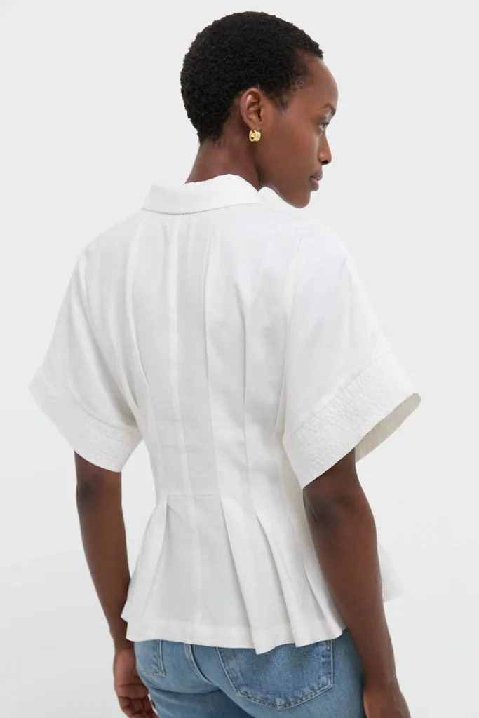 White Simpson Shirt sold by Tuckernuck product image thumbnail 5