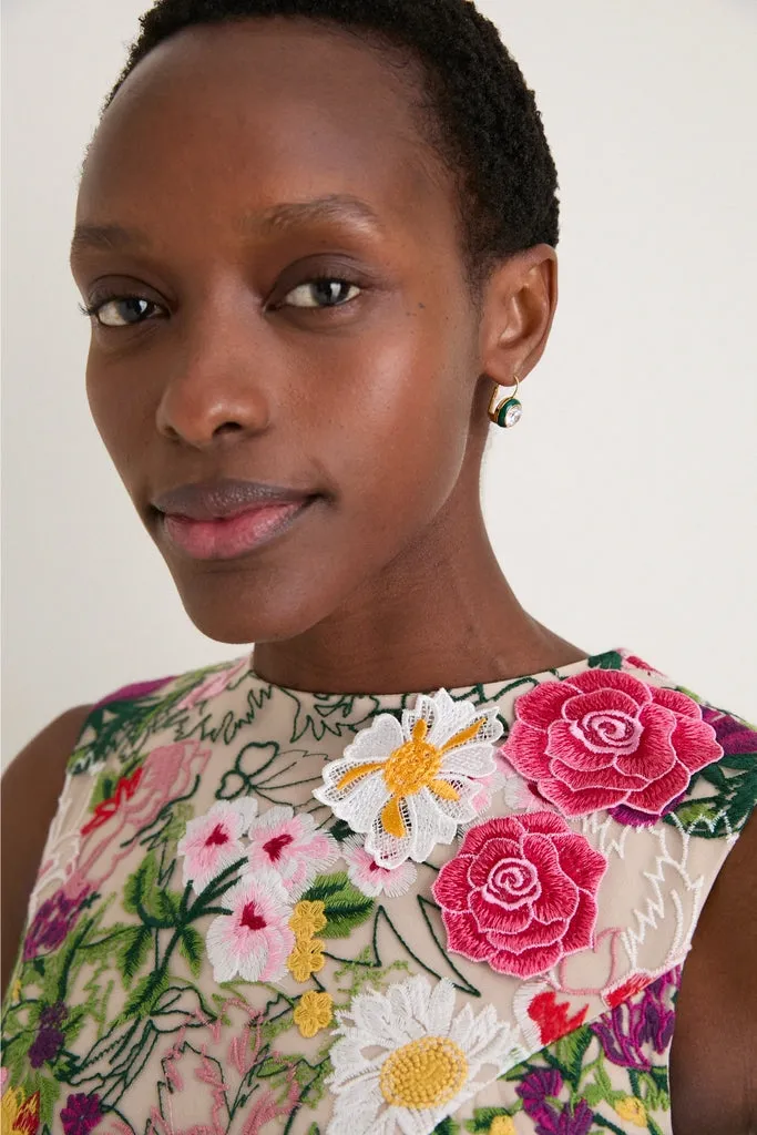 Multi Floral Mesh Flora Mini Dress sold by Tuckernuck product image thumbnail 2