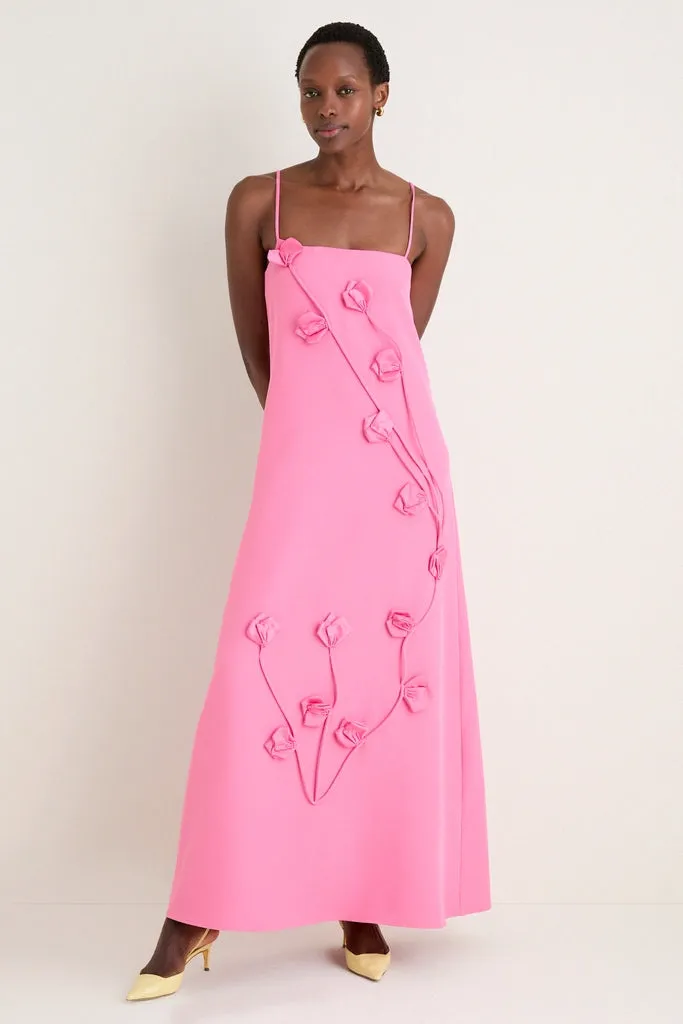 Pink Nolana Gown sold by Tuckernuck