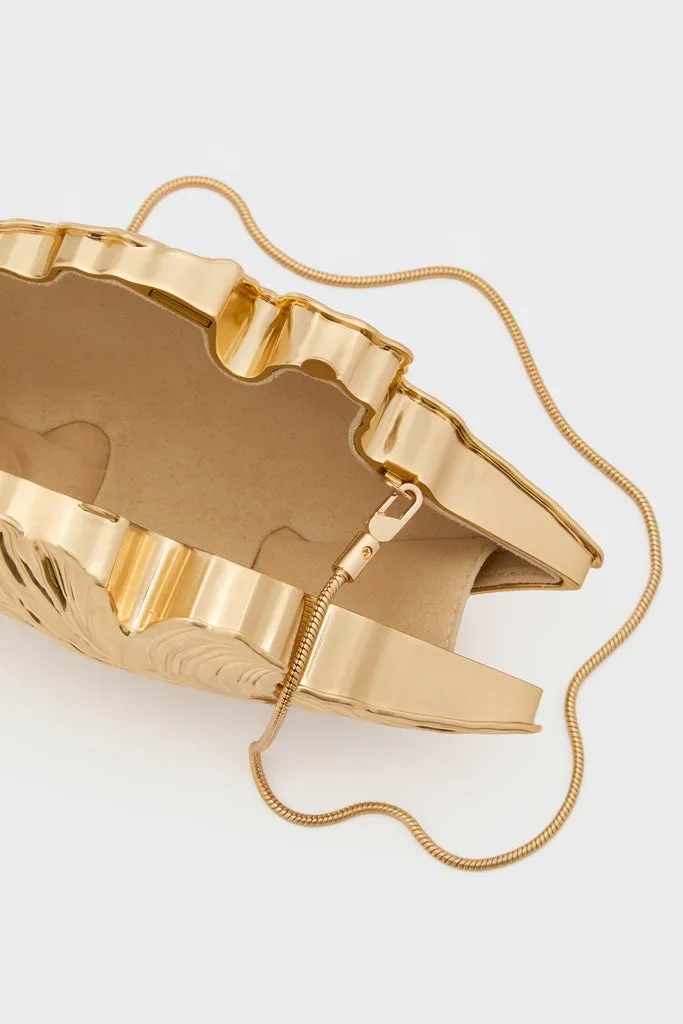 Gold Flora Clutch sold by Tuckernuck product image thumbnail 5