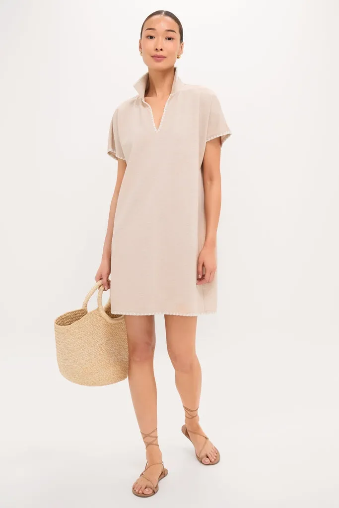 Sandstone Pique Melissa Mini Dress sold by Tuckernuck product image thumbnail 3