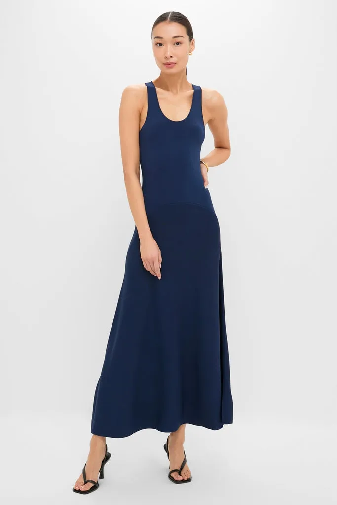 Berry Blue Wells Maxi Dress sold by Tuckernuck