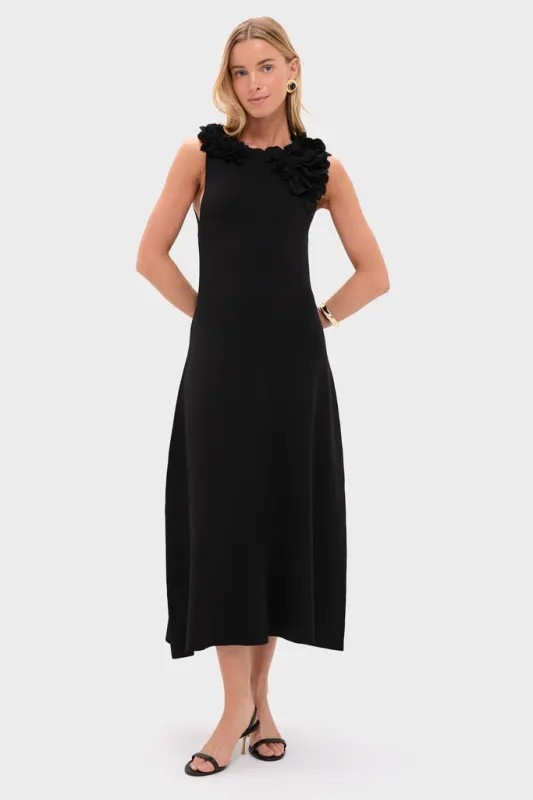 Black Woolfe Maxi Dress sold by Tuckernuck