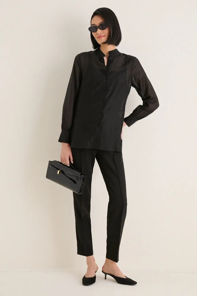 Black Sheer Organza Camelot Tunic sold by Tuckernuck product image thumbnail 2