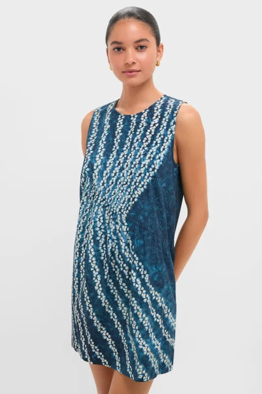 Indigo Mariner's Knot Clements Dress made by Tuckernuck