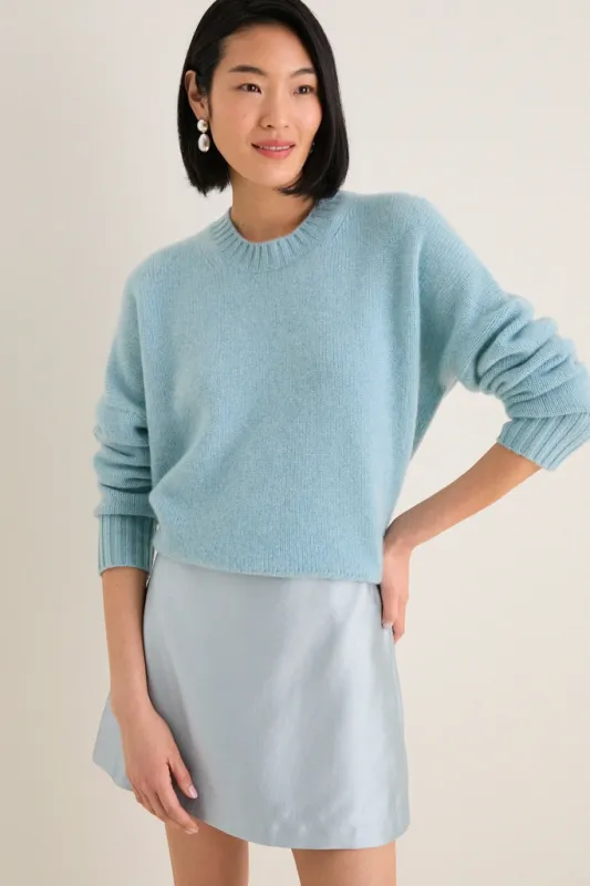 Cameo Blue Cashmere Henri Crewneck made by Tuckernuck