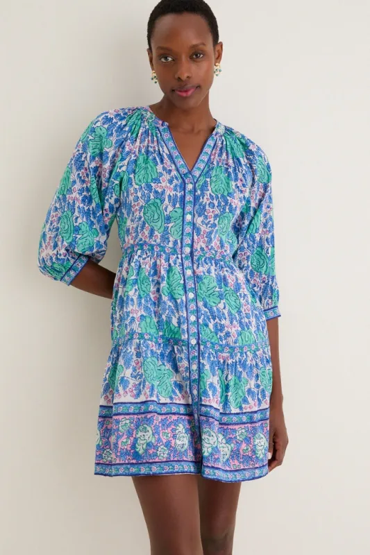 Green Navy Clara Mini Dress sold by Tuckernuck