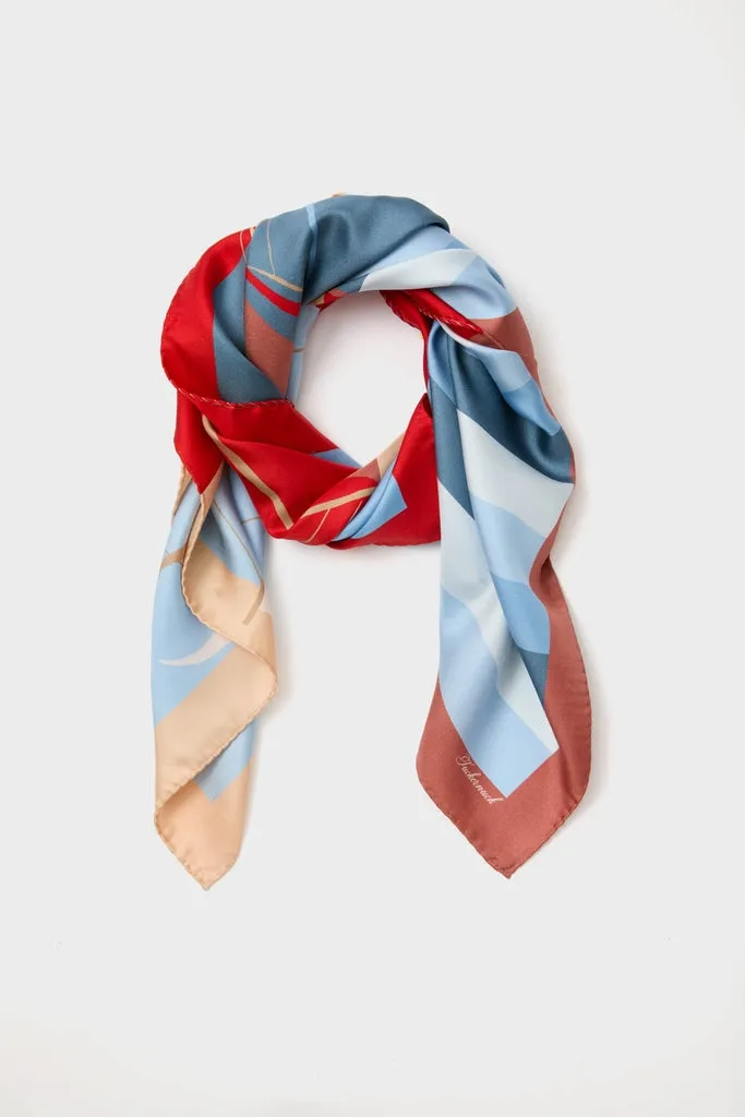 80s Sailboats Medium Silk Scarf sold by Tuckernuck product image thumbnail 3