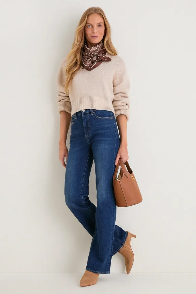 Brown Floral Medium Silk Scarf sold by Tuckernuck product image thumbnail 4