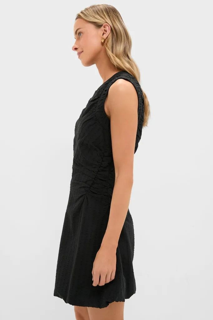 Black Seersucker Alisa Dress sold by Tuckernuck product image thumbnail 4