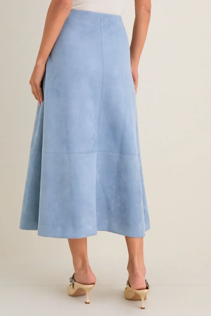 Maison Blue Suede Veronica Maxi Skirt sold by Tuckernuck product image thumbnail 4