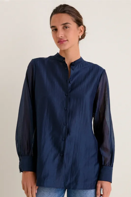 Ink Organza Camelot Tunic sold by Tuckernuck