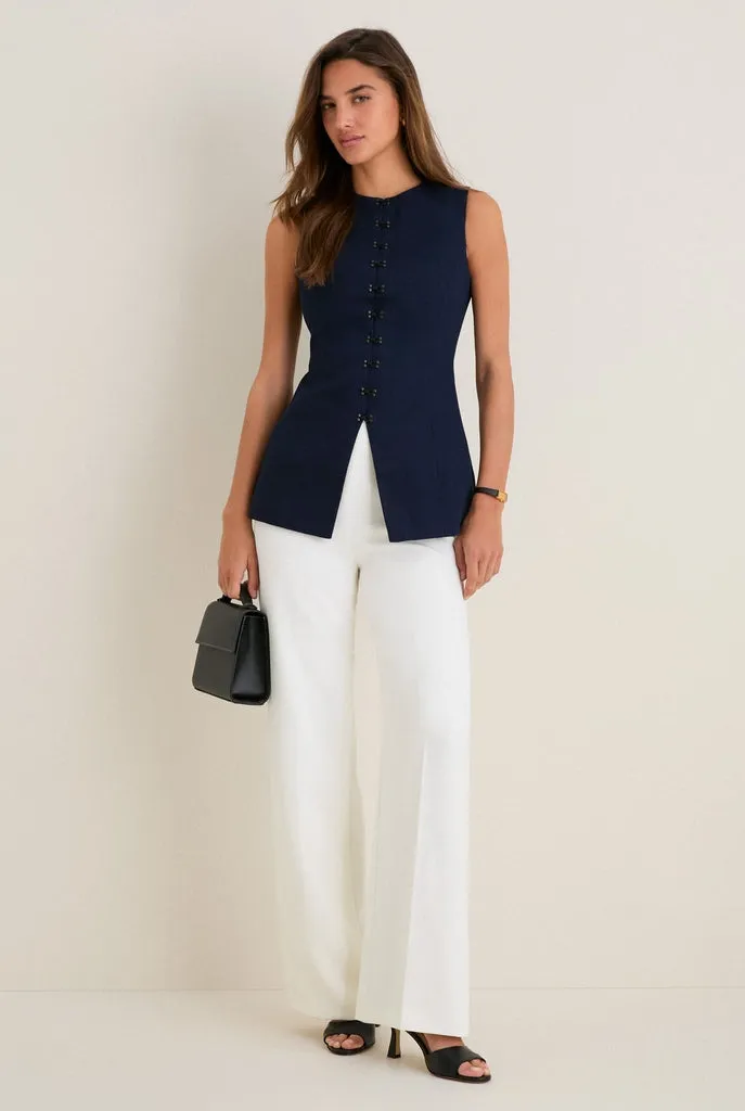 Navy Cotton Twill Duke Top sold by Tuckernuck product image thumbnail 2