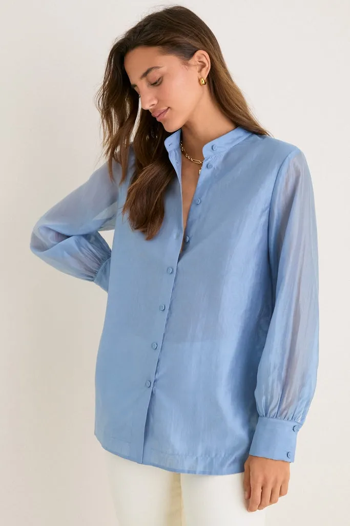 Maison Blue Organza Camelot Tunic sold by Tuckernuck