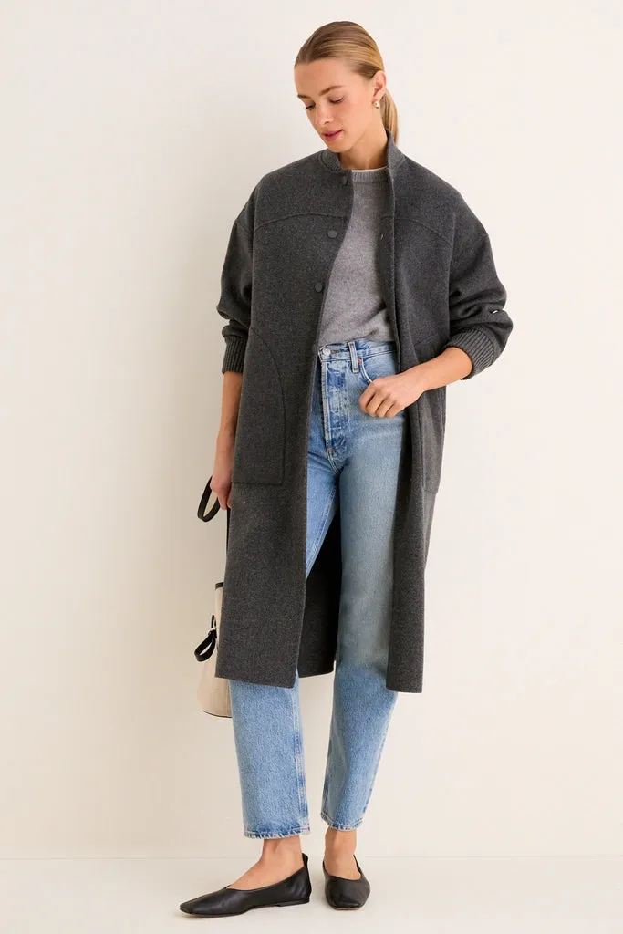 Dark Grey Alamaro Coat sold by Tuckernuck product image thumbnail 3