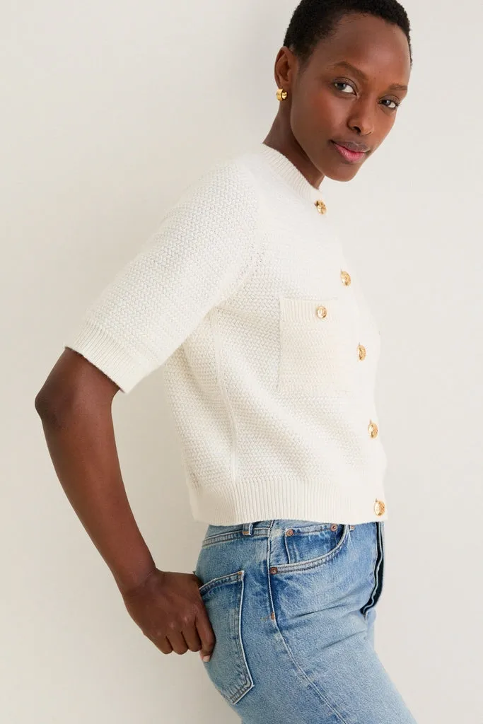 Ivory Christa Cardigan sold by Tuckernuck product image thumbnail 3