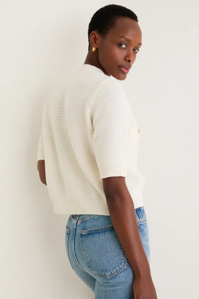 Ivory Christa Cardigan sold by Tuckernuck product image thumbnail 4