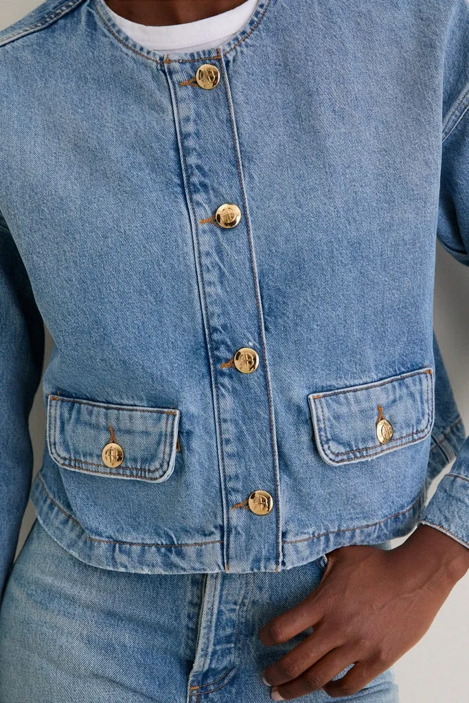 Caspian Blue Blanche Jacket sold by Tuckernuck product image thumbnail 5
