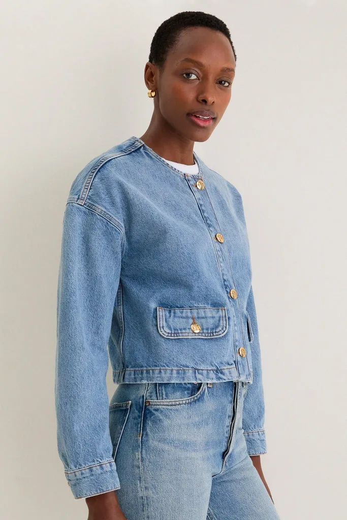 Caspian Blue Blanche Jacket sold by Tuckernuck product image thumbnail 3