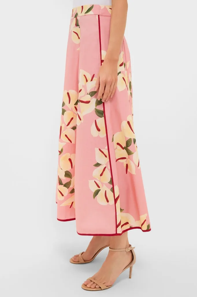 Anthurium Print Maxi Skirt sold by Tuckernuck product image thumbnail 3