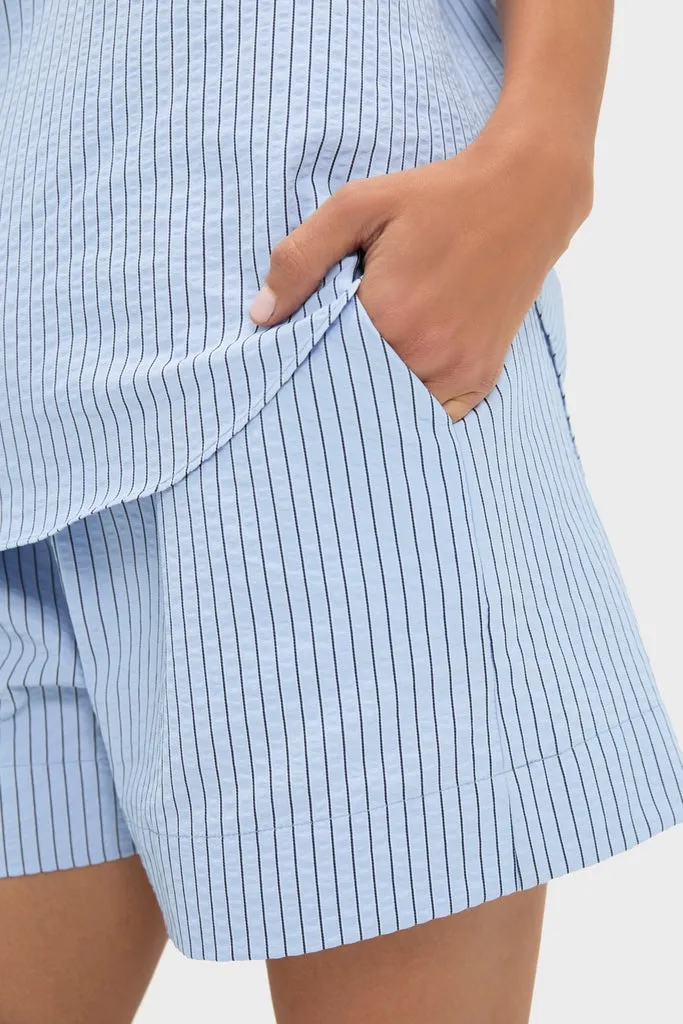 Blue Stripe Seersucker Lane Shorts sold by Tuckernuck product image thumbnail 5