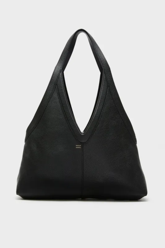 Black Soft M Tote made by Mansur Gavriel