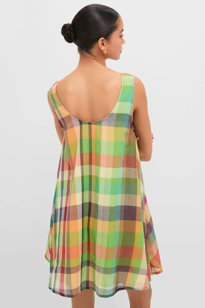 Ambrosia Check Demi Dress sold by Tuckernuck product image thumbnail 4