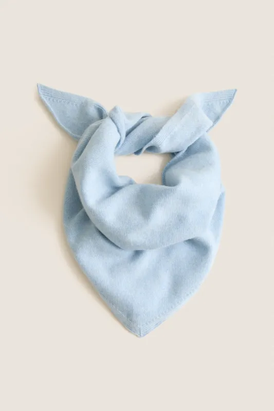 Ice Blue Cashmere Triangle Scarf sold by Tuckernuck