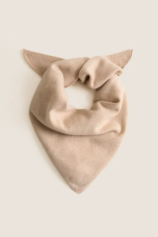 Sandstone Cashmere Triangle Scarf sold by Tuckernuck