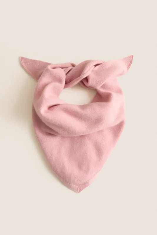 Powder Pink Cashmere Triangle Scarf sold by Tuckernuck