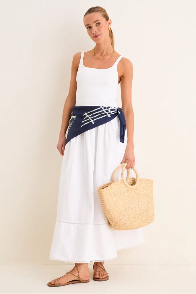 Navy Ships Medium Silk Scarf sold by Tuckernuck product image thumbnail 4