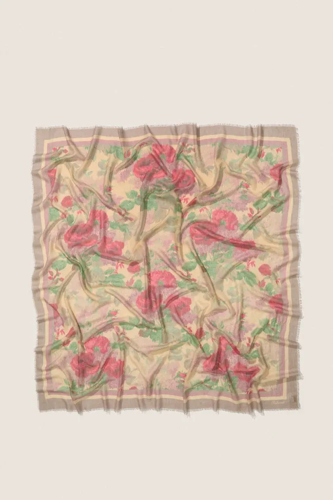 Rose Blur Silk Cashmere Blend Large Scarf sold by Tuckernuck product image thumbnail 4