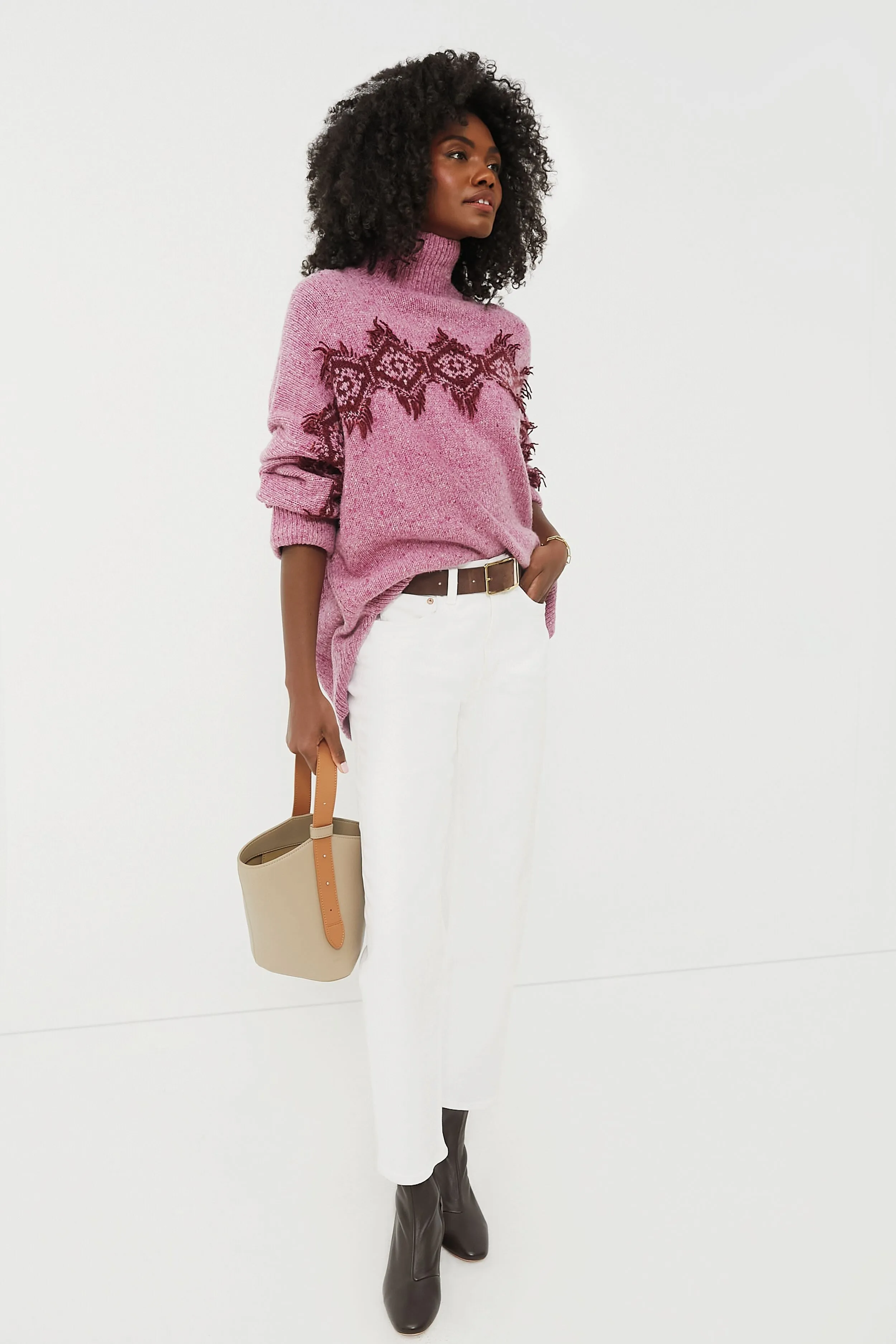 Rose Benoite Turtleneck Sweater sold by Tuckernuck product image thumbnail 2