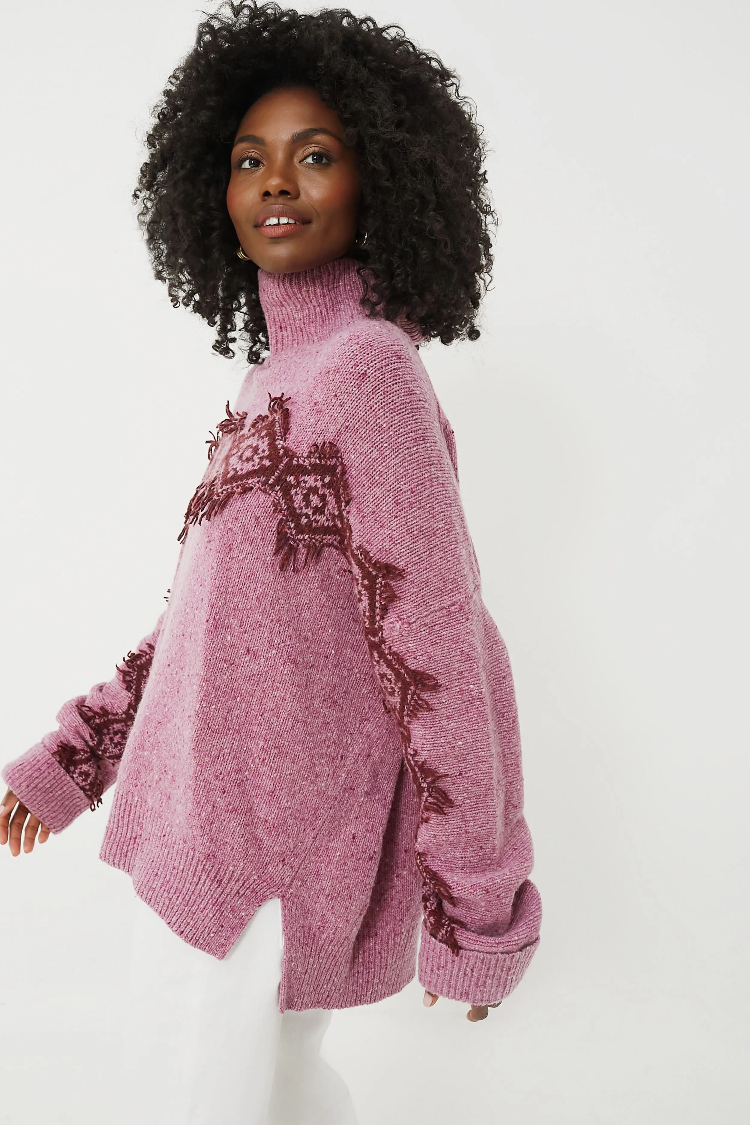 Rose Benoite Turtleneck Sweater sold by Tuckernuck product image thumbnail 3