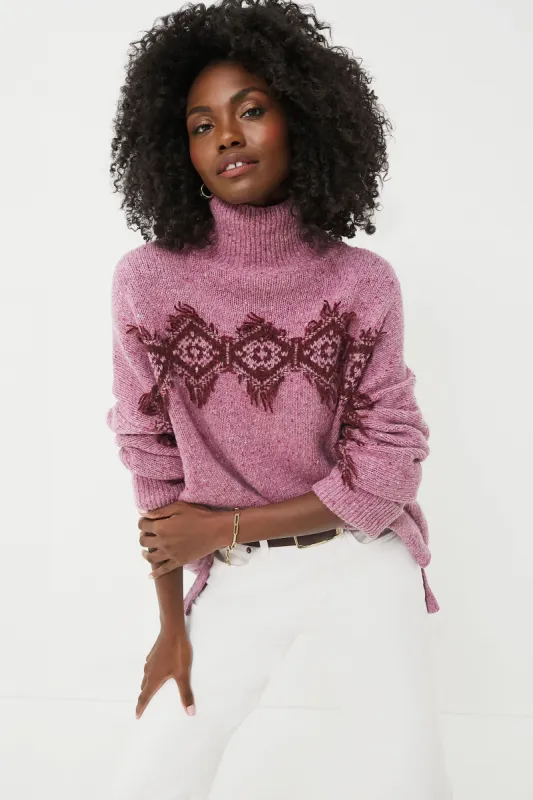 Rose Benoite Turtleneck Sweater made by Vanessa Bruno