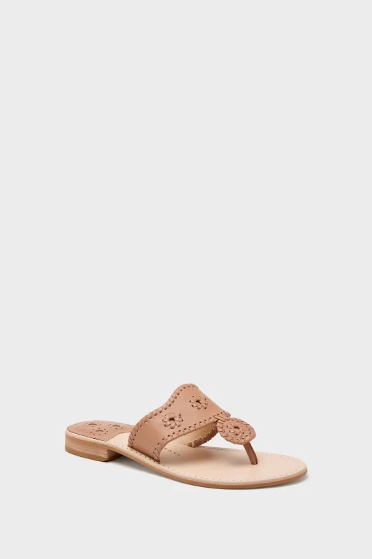 Cafe Au Lait Jacks Flat Sandals sold by Tuckernuck