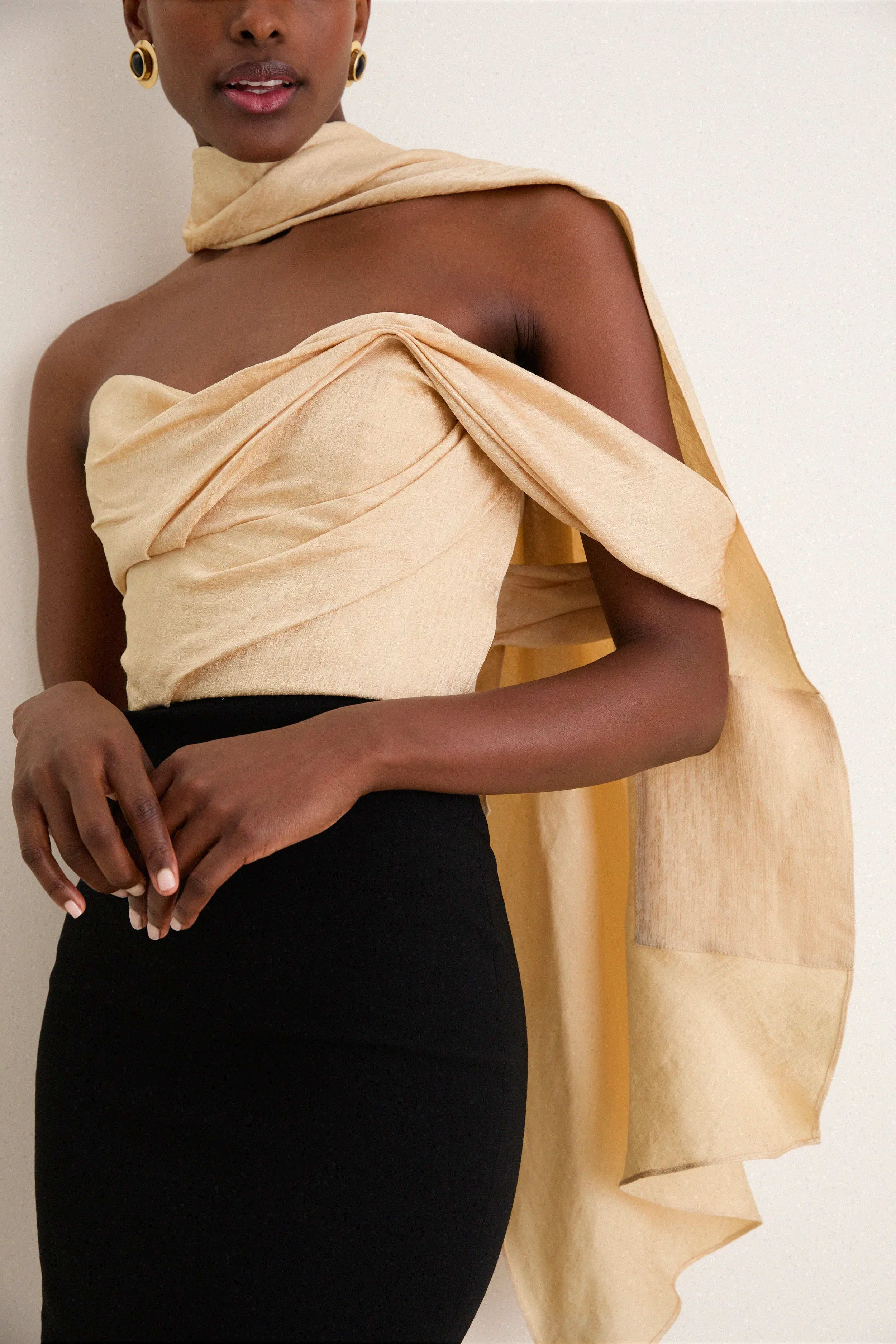 Buttercream Burbling Stream Scarf Dress sold by Tuckernuck product image thumbnail 5